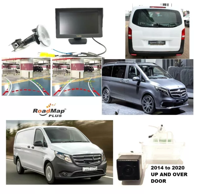 reversing camera 5 inch monitor kit parking for mercedes vito viano new shape