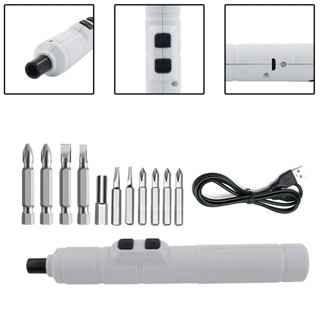 Set cacciaviti batteria ricaricabile doppia modalità coppia for
