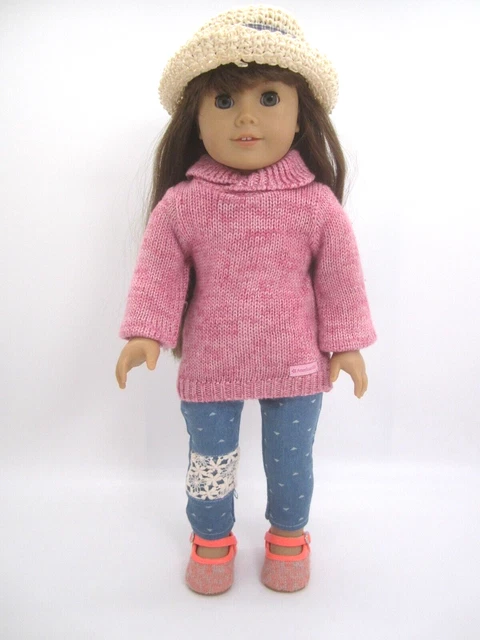 American Girl Doll Samantha 18" Tan Body Dressed