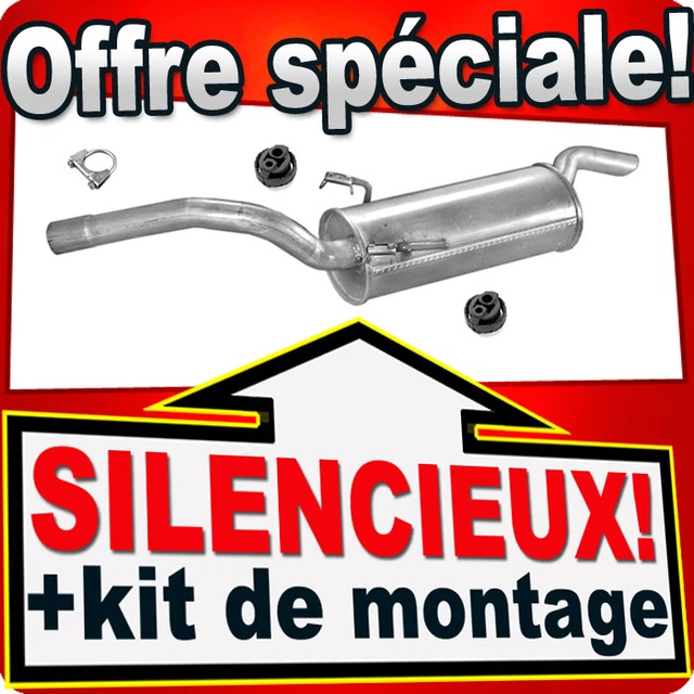 Silencieux Arrière Complet Pour Citroën Jumpy 1.6/1.9 D (1995-2007) – Neuf, Marque BFC, Garantie 2 Ans