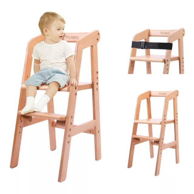 Hochstuhl Kinder Esszimmerstuhl Babystuhl Holz Treppenhochstuhl Kinderhochstuhl