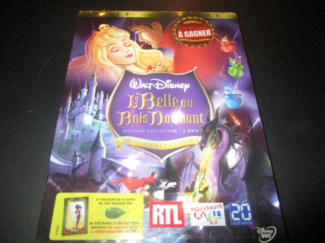 COFFRET COLLECTOR 2 DVD "LA BELLE AU BOIS DORMANT" Edition Francaise Disney N°18