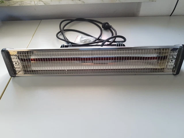 Infrarot Heizstrahler mit Halogenröhre, CasaTherm 1800 Watt mit Aufhängeketten