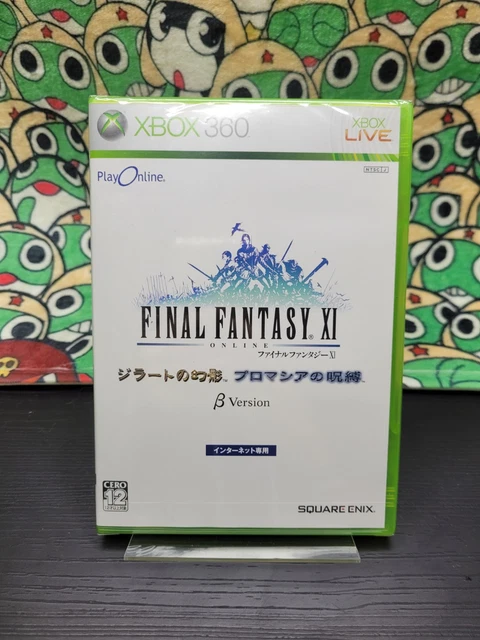 FINAL FANTASY XI Beta 2 PlayOnline Zilart Promathia PS2 Juego de 4