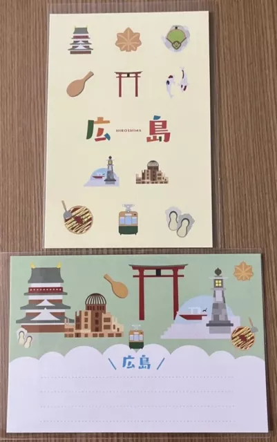 gotochi post card、Hiroshima total 2 postcards Japan post issued