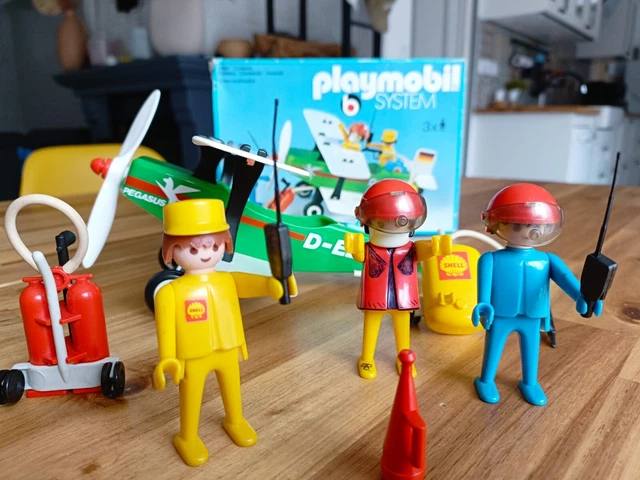 PLAYMOBIL 3246 AVION bi plane Pegasus Vrac pour piece aile hélice dérive support EUR 25,00