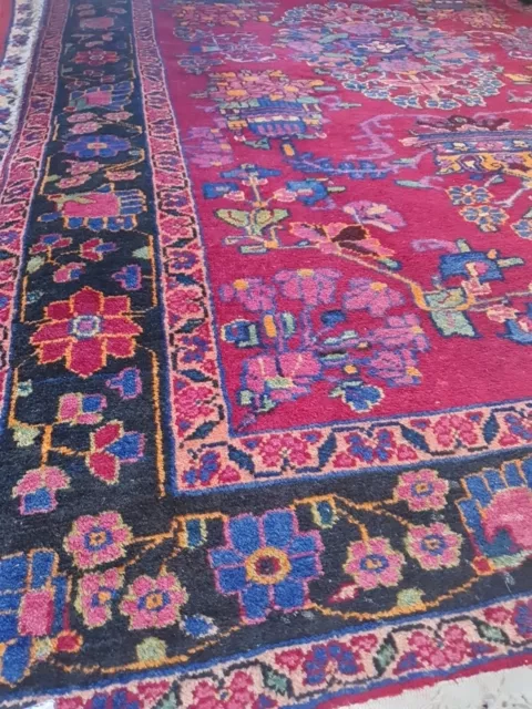 Large Turkish Vintage Carpet Area Rug