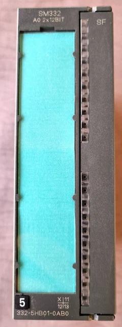 Siemens Simatic S7-300 Analogausgabe - Schwarz/Blau (6ES7332-5HB01-0AB0)