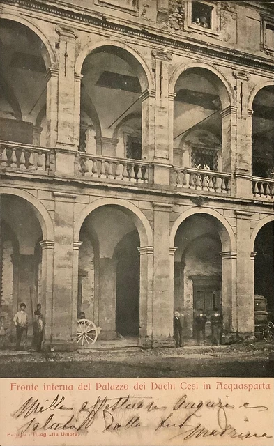 Acquasparta (Terni) cartolina viaggiata 1905