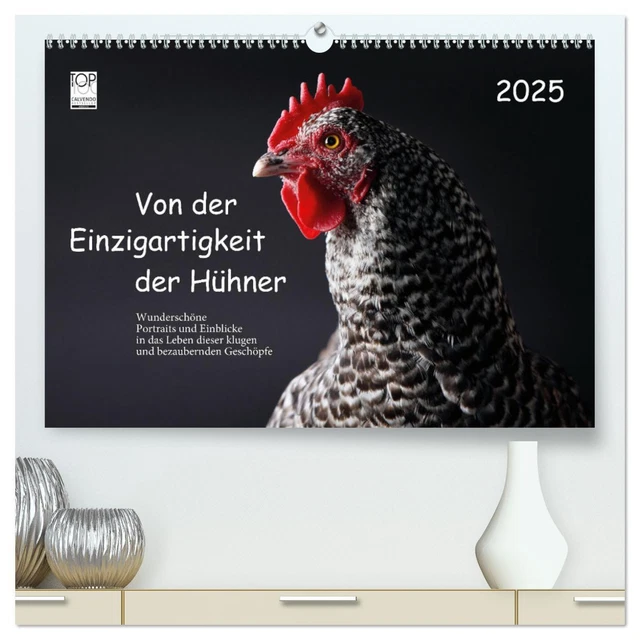 Von der Einzigartigkeit der Hühner 2026 (Wandkalender 2026 DIN A4 quer