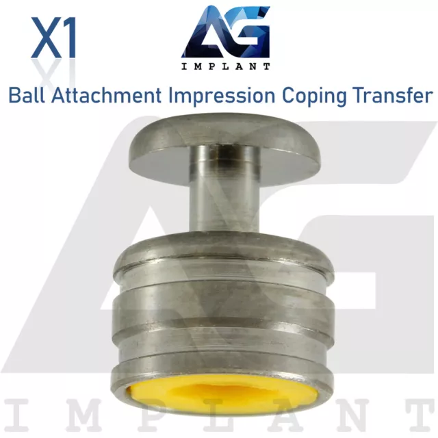 Ball Attachment Impression Coping Transfer Stainless Steel Lab