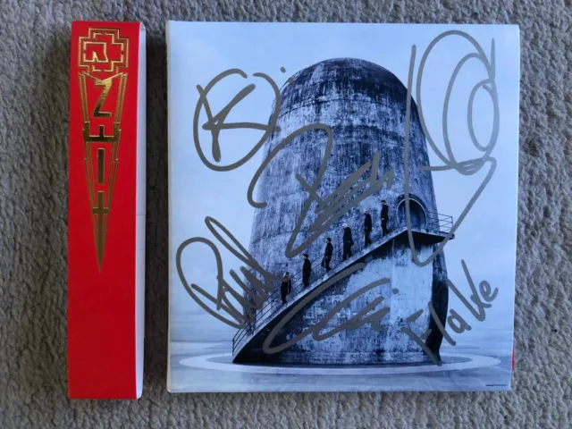 Rammstein Zeit (2022) album CD autografo autografo FIRMATO FIRMATO rarità raro