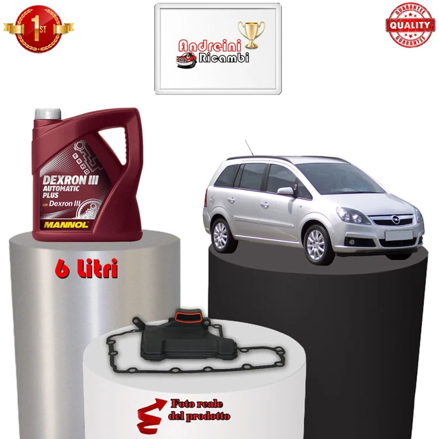 SET FILTER AUTOMATIC Transmission And Oil Vauxhall Zafira B 2.0 147KW