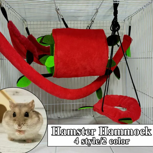 1Pc Haustier Hamster Vogel Hängend Schaukel Hängematte Tier Ratte Maus Käfig Q 2