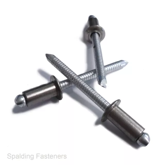 4.8mm Metric Stainless Steel Flange Pop Rivets - Spalding Fasteners