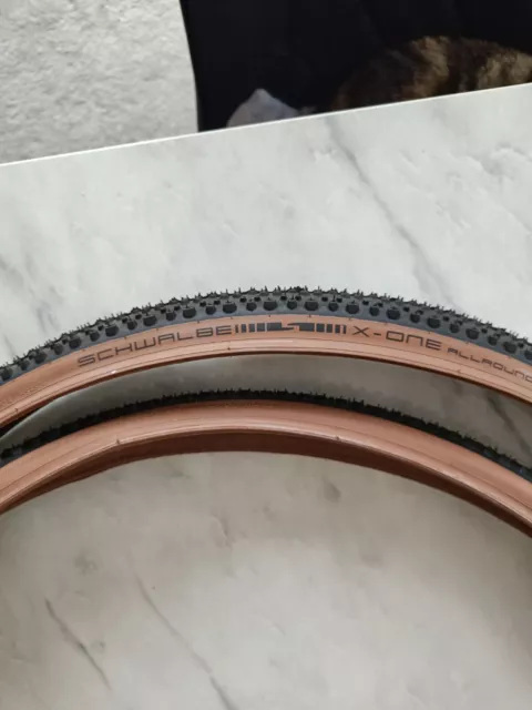 2 x Schwalbe X-One Allround 700 x 33c Bronze wall folding Gravel tyres