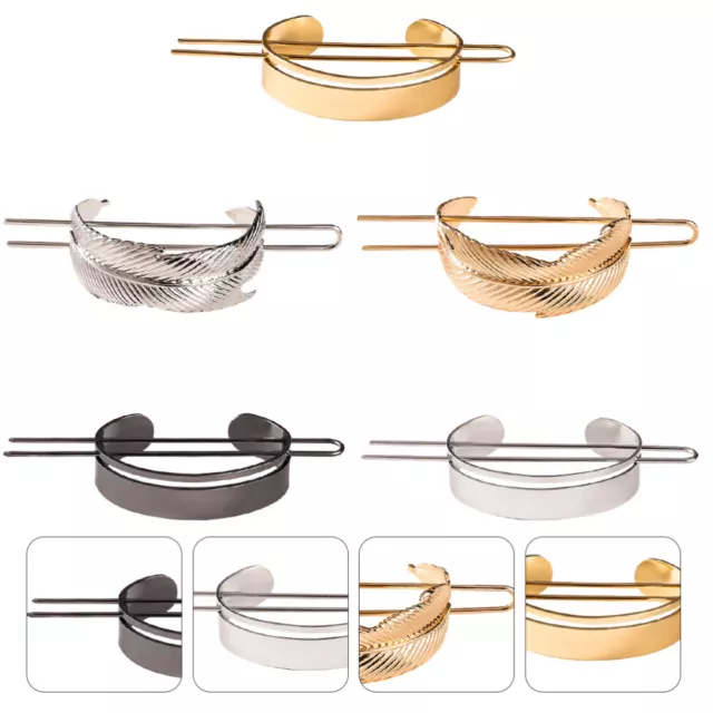 5 piezas de accesorios de aleación de horquilla de metal para palos portabollos de novia