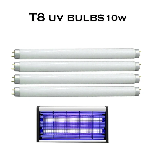 6-Pack Bug Zapper Replacement Bulbs – 10W UV Black Light For 20W Zappers, F10T8/BL 3 thumbnail image