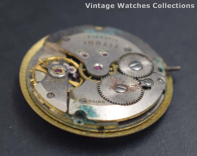 AS-1703 Winding Non Working Watch Movement For Parts And Repair O-12499