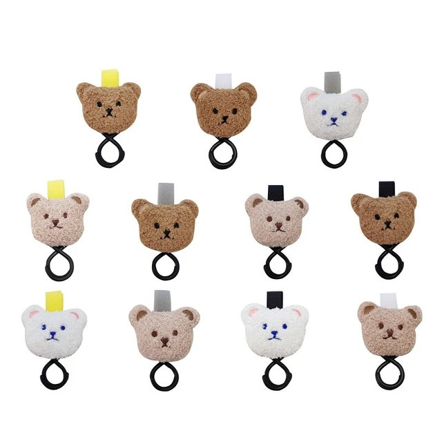 Cartoon Bear Adjustable Baby Stroller Hook Shopping Pram Hook