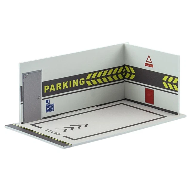 DIECAST CAR PARKING Lot Diecast Car Garage 32 Scale Vehicle Scene Toy
