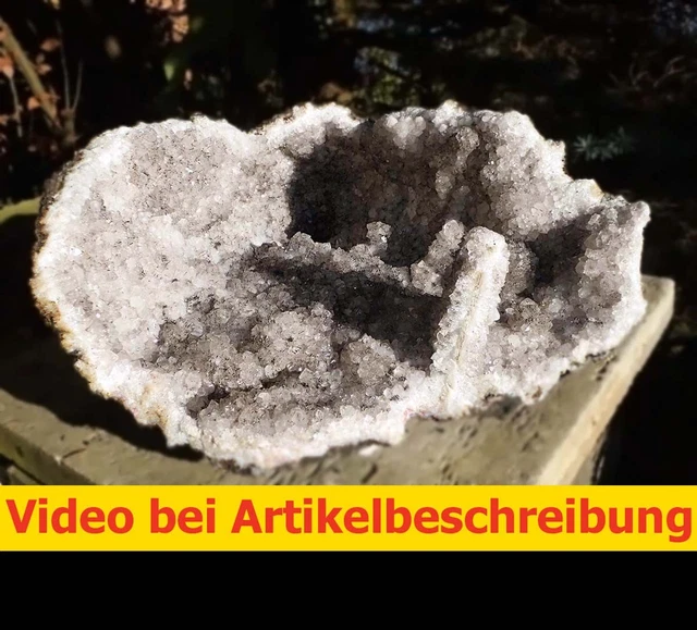 6227 Großdruse Goethit Quarz Tizin Tichka Atlasgebirge Marokko 40*40*15cm MOVIE