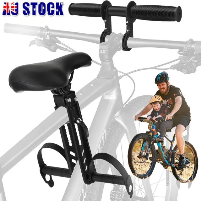 Bike Front MTB Mounted Child Seat Top Tube Kids Bicycle Detachable Child Armrest