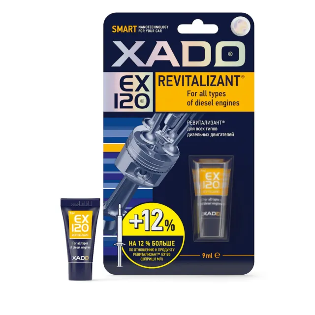 XADO EX120 Diesel Motor Verschleiß Schutz & Reparatur Additiv Revitalizant Öl