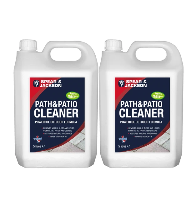 PATIO CLEANER CONCENTRATE 2 x 5L Spear & Jackson Fencing Driveway