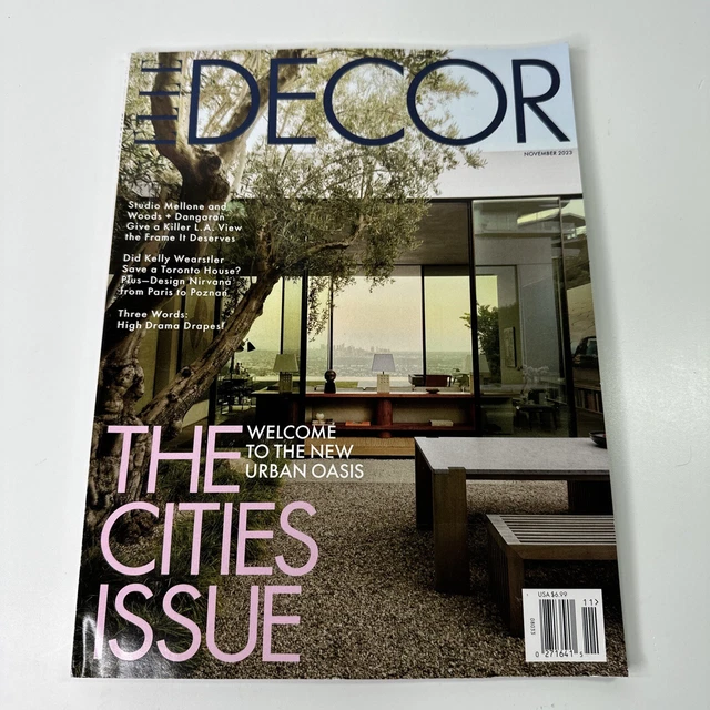 ELLE DECOR MAGAZINE Nov 2023 The Cities Issue Urban Oasis Home Design