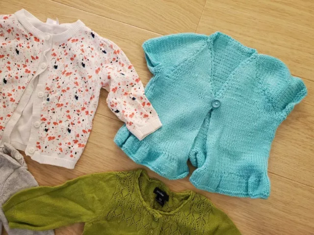 Bundle Of 4 Baby Jumpers/ Cardigan. Age 3-6 Months 3