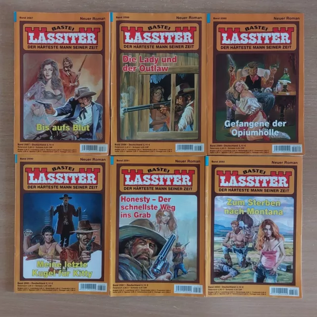 6 Lassiter Western Bastei Romane