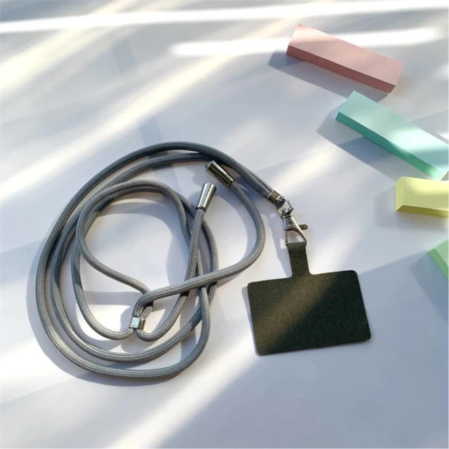Cordon Universel Laniere Tour De Cou Bandouliere Pour Telephone Gris
