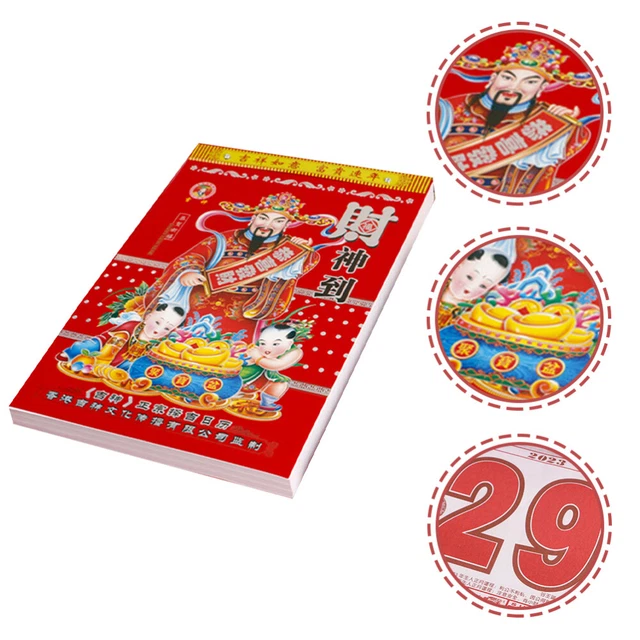CHINESE LUNAR CALENDAR Tearable Calendar 2025 Chinese Calendar New Year