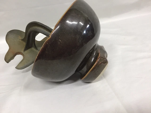 Brown Porcelain High Voltage Power Line Insulator Large 7