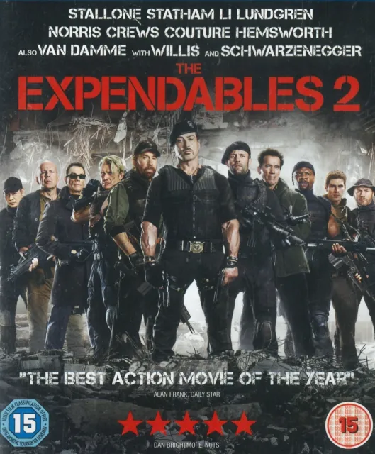 The Expendables 2 (2012) Blu-Ray, Sylvester Stallone, Jason Statham, Simon West