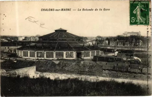 CPA CHALONS-sur-MARNE - La Rotonde de la Gare (245228)