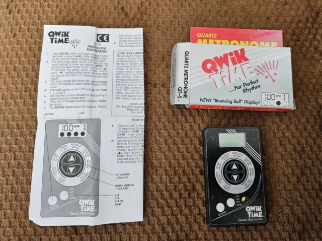 Qwik Time For Perfect Rhythm Metronome QT5
