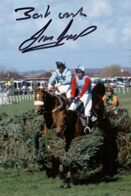 Jimmy Frost Hand Signed 6x4 Photo Little Polveir Grand National Autograph + COA