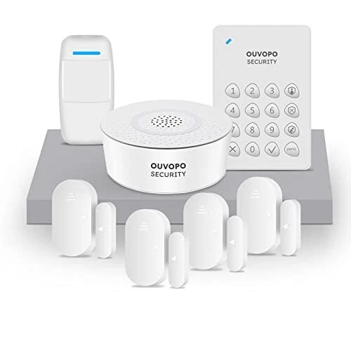 Security Systems 7 Piece, WiFi Wireless Alarm System, App Al...