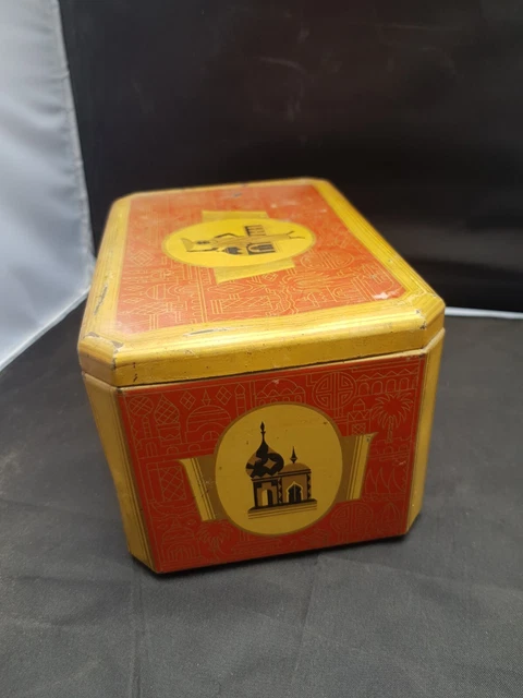 ALTE EDUSCHO BLECHDOSE EDUard SCHOpf Versand RAR WERBUNG EUR 19,50