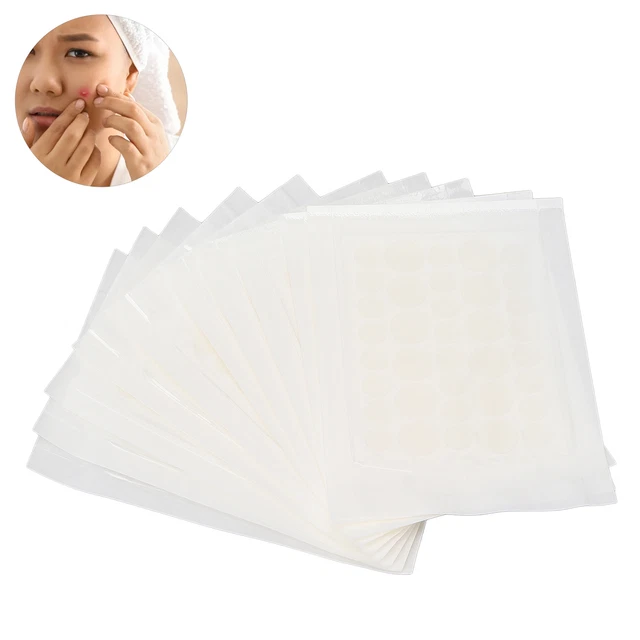 10 Feuilles De Patchs De Couverture 'étiquette De Peau Patchs De Dissolvant