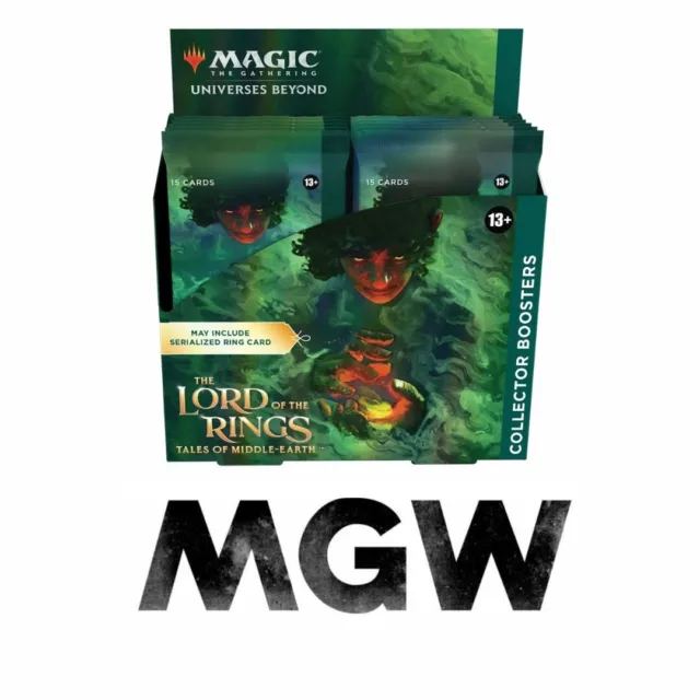 MTG The Lord of The Rings: Tales of Middle-Earth Collector Booster Box Ship 6/23