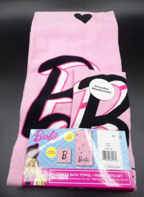 Barbie The Movie Bath Set - Riachuelo - Face Towel and Bath Towel