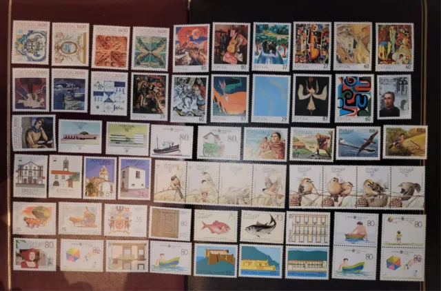 Lot34 Briefmarken Portugal Postfrisch Paare Versch Jahre & Motive Shipping 🌏