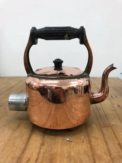 Vintage Swan Brand Electric Copper Kettle Bulpitt & Sons