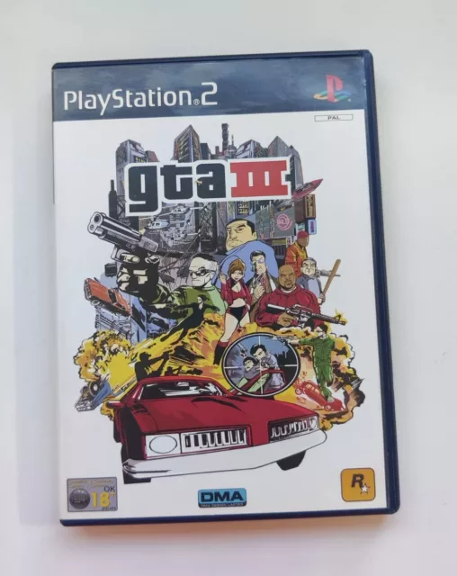 Ps2 Gta Iii Grand Theft Auto 3  Playstation 2 Versione Italiana Con Mappa