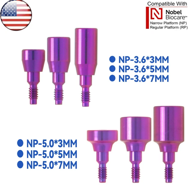 Internal Hexagon Healing Cap (Nobel Biocare® Conical Active® NP) - GT