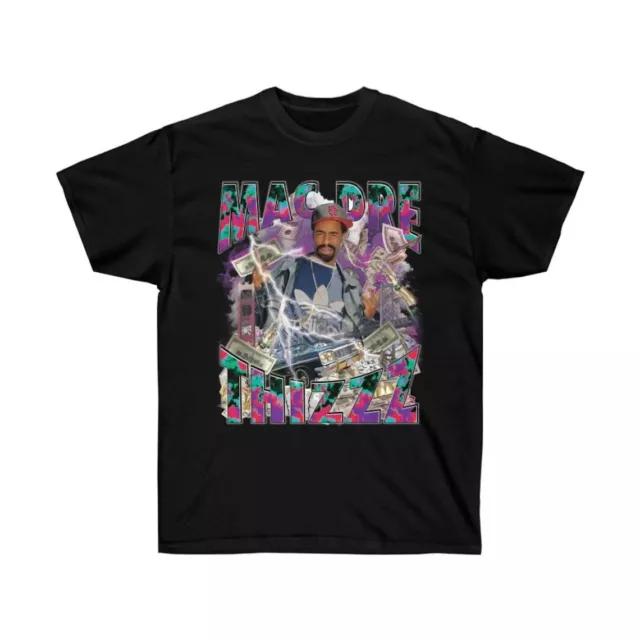 Mac Dre Bay Area Hella Oakland San Francisco Cotton Black Shirt A1170