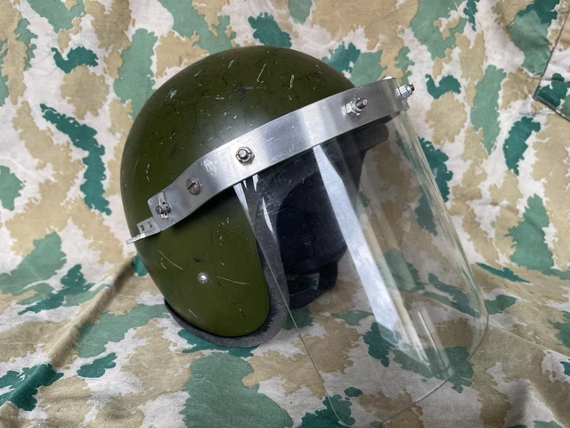 BRITISH ARMY NI Northern Ireland Cromwell Riot Helmet £151.48 - PicClick UK